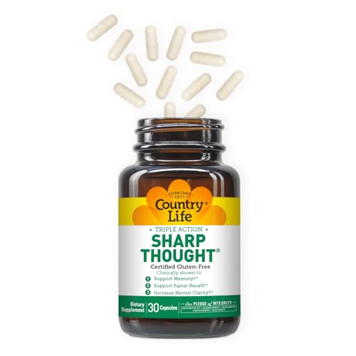 Prise quotidienne avec Country Life SharpThought sur une table.