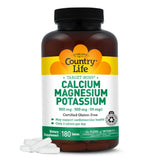 Country Life Target Min calcium: bouteille montrant le calcium et les bienfaits potentiels pour les os
