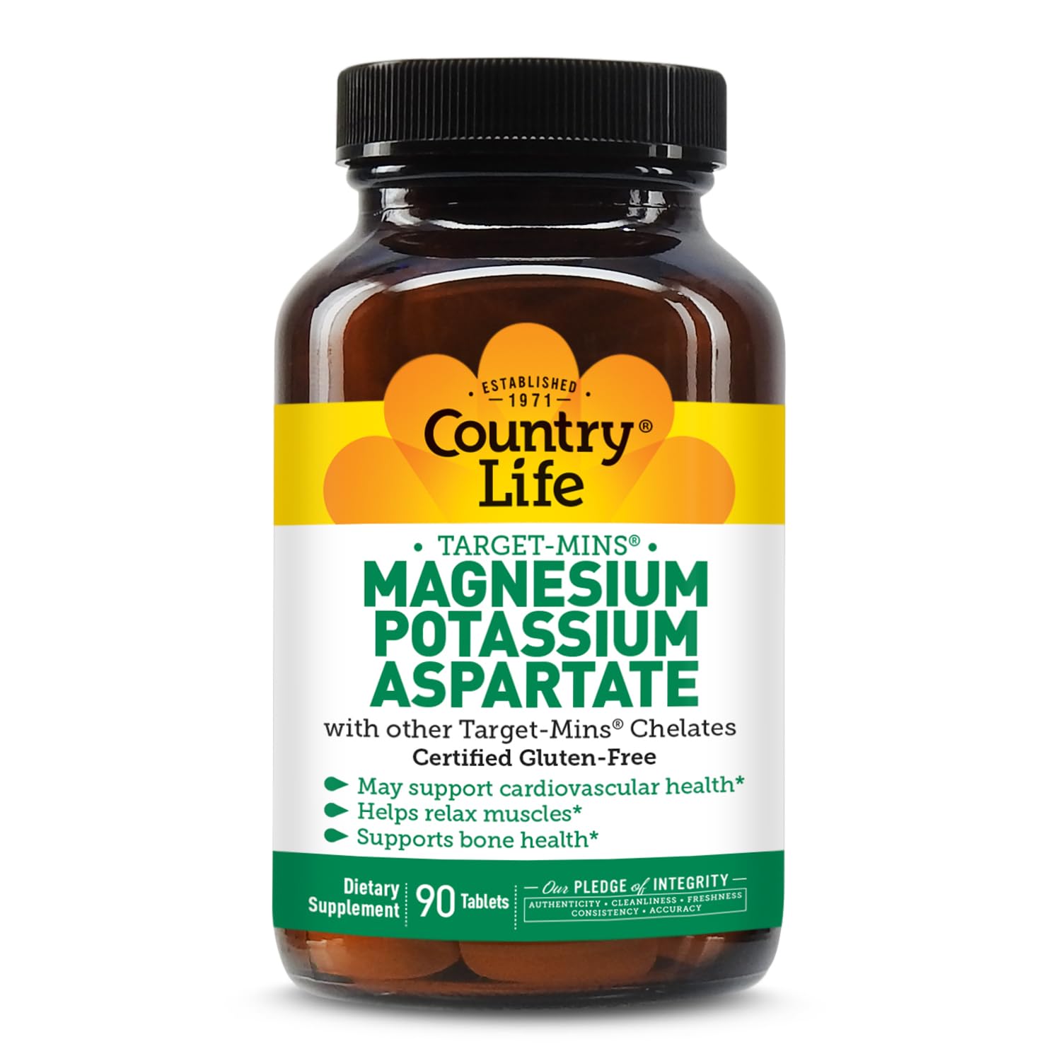 Country Life Target-Mins bouteille: présentation du flacon et potentiel soutien musculaire.