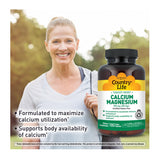 Country Life Target-Mins Calcium Magnesium — emballage carton sans arômes ni colorants artificiels