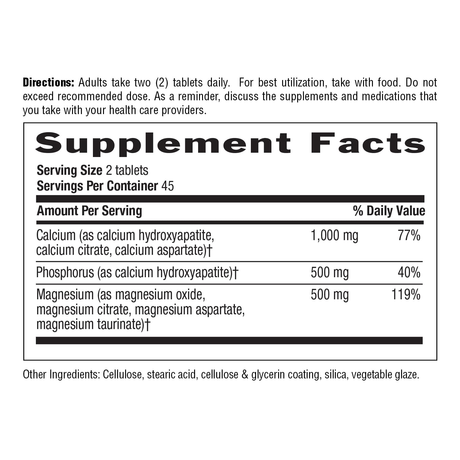 Country Life Target-Mins Calcium Magnésium Complex – 90 comprimés végan et sans gluten
