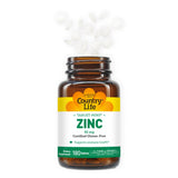 Country Life Target-Mins Zinc 50 mg — packaging haute qualité pour un supplément fiable.