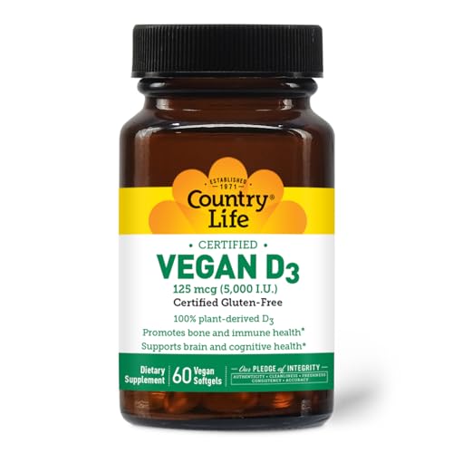 Country Life D3, certifications-ava-gfco : garantie végan et sans gluten