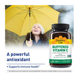 Country Life vitamine C bufferisée - comprimés, absorption douce grâce au tampon alcalin.