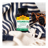 Country Life Vitamine D3 2500 UI — étiquette claire et confiance qualitative.