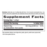 Country Life Vitamine D3 2500 UI — usage quotidien pratique en routine.