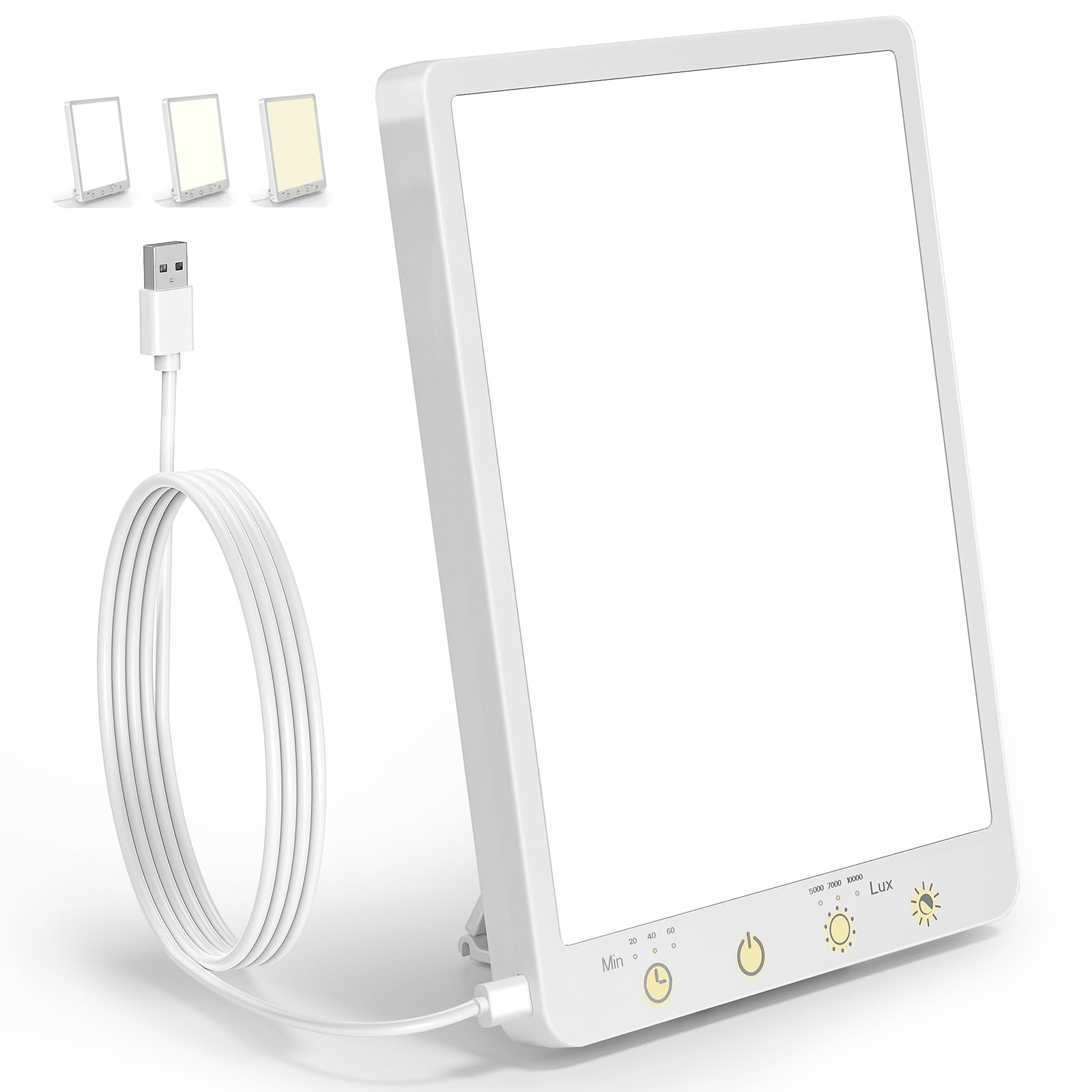Lampe COVO luminothérapie 10 000 lux prête pour bureau et salon