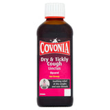 Covonia Dry & Tickly Cough Linctus — bouteille brune, apaisante pour la gorge