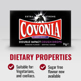 Pastilles Covonia Berry Blast côté blanc aide à dégager les voies aériennes