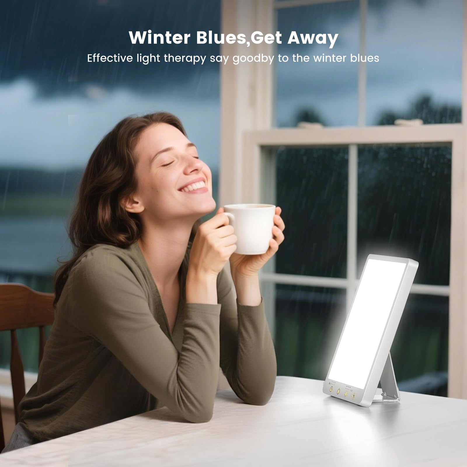 Lampe Covozon mode Balance, lumière naturelle pour concentration.