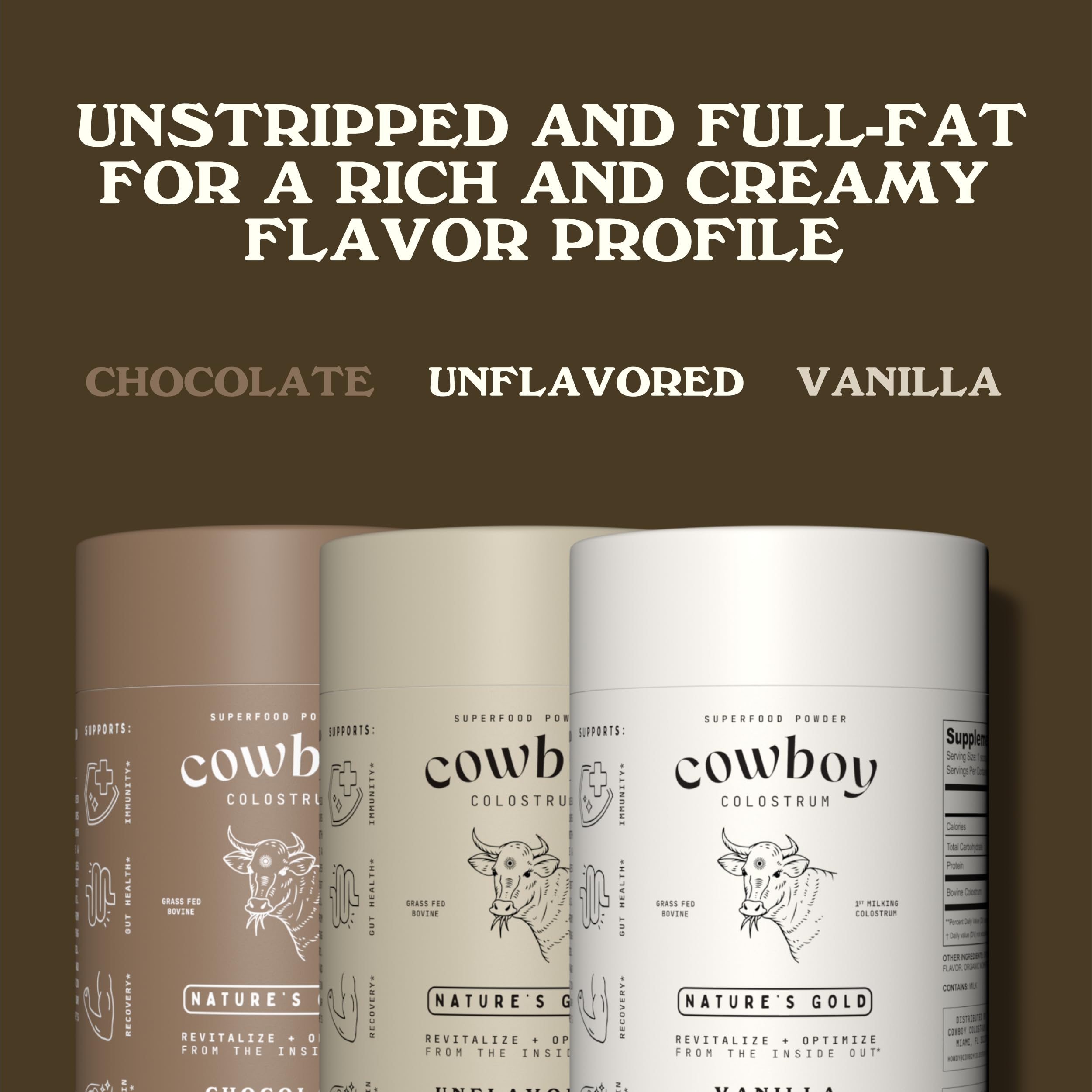 Cowboy Colostrum Poudre Ethique Sourcing : provenance fiable et bien-être animal.