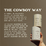 Cowboy Colostrum poudre soutien immunitaire potentiel grâce à des facteurs bioactifs