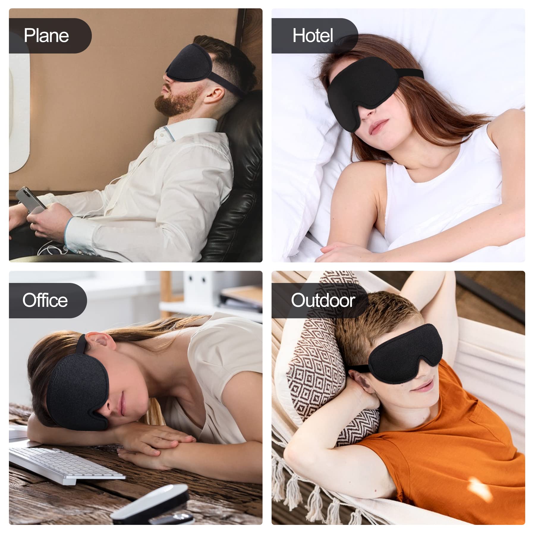 Cozyhealth masque-sommeil-transport-etui montre l’étui de transport inclus