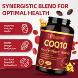 Étiquette Cozynol CoQ10 affichant Omega-3 et PQQ.