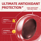 Capsules brillantes montrant la protection contre la lumière.