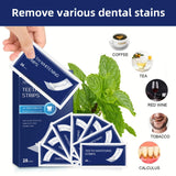 COZYTIMES Bandes blanchiment dents – poser facilement sur les dents