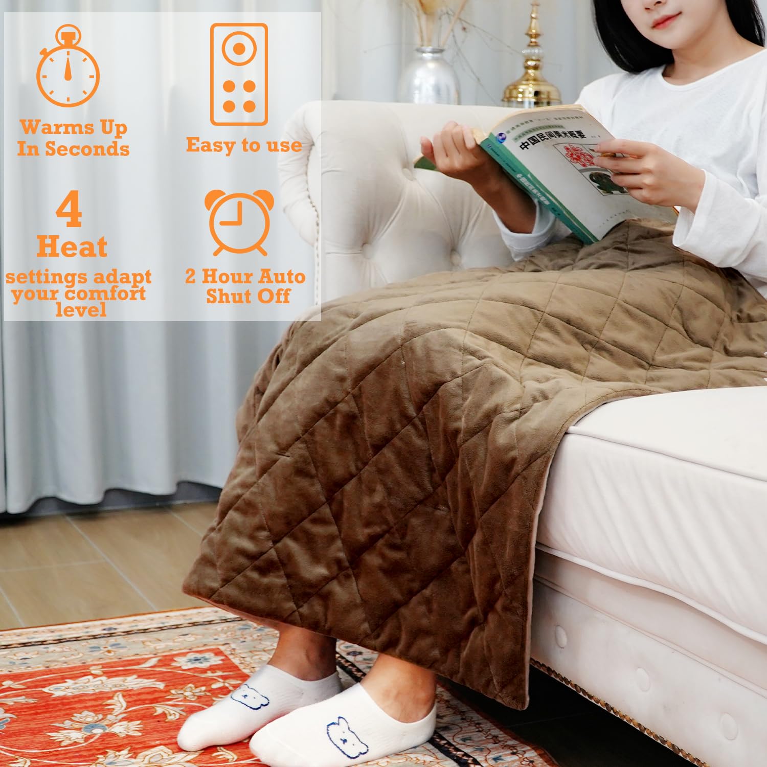 Cozzyhug Pro Extreme Larger XXXL, quatre niveaux de chaleur pour un confort personnalisé.