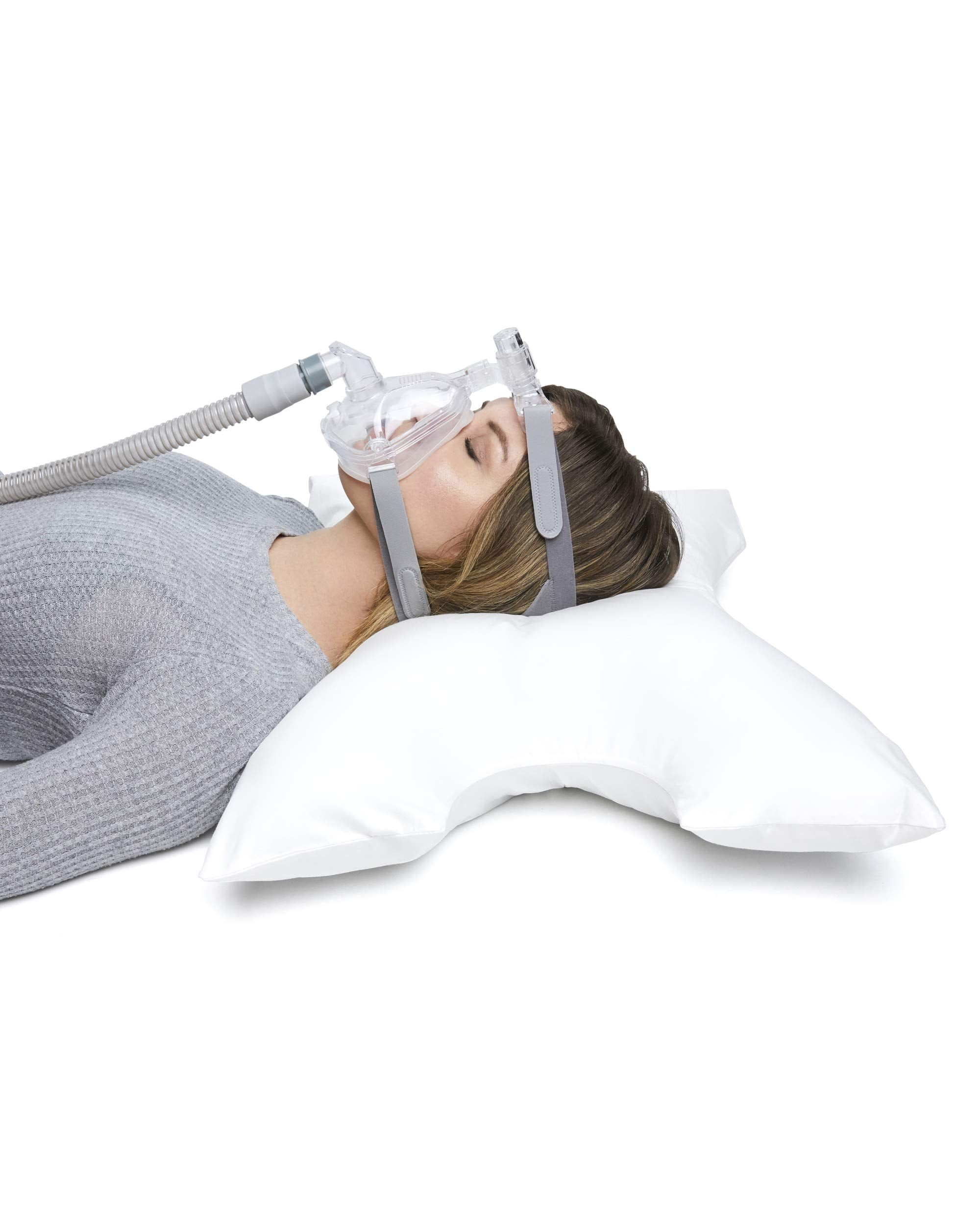 Pillows with a Purpose CPAP oreiller surface hypoallergénique et durable.