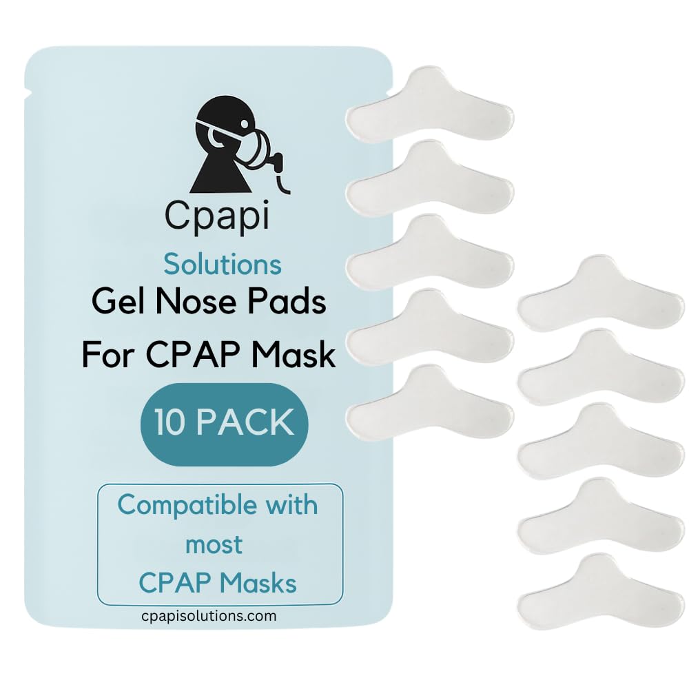 CPAPi Solutions coussinets gel nez – 10-pack pour plus de confort nocturne.