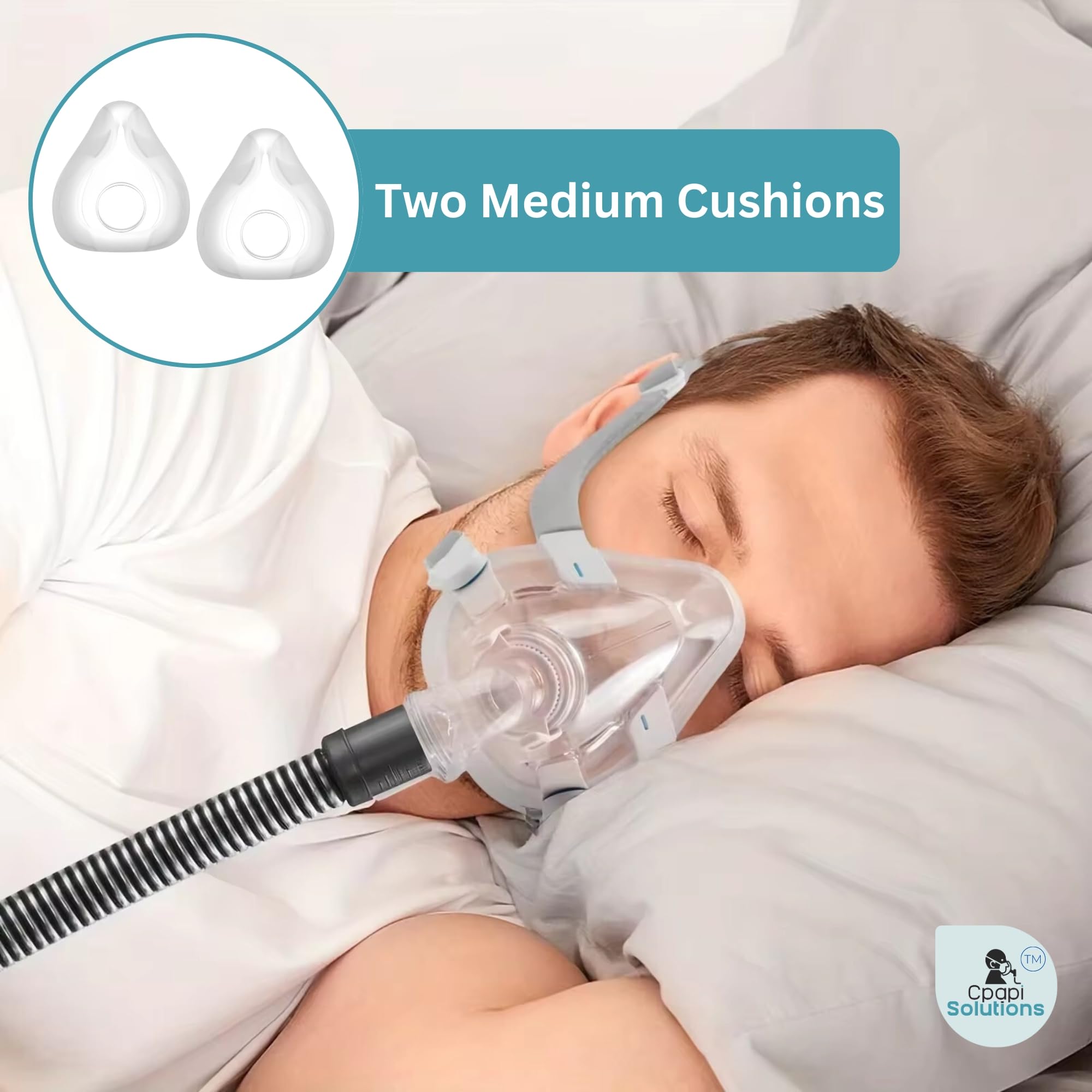 Coussin F20 CPAPi Solutions — entretien simple et longévité accrue.