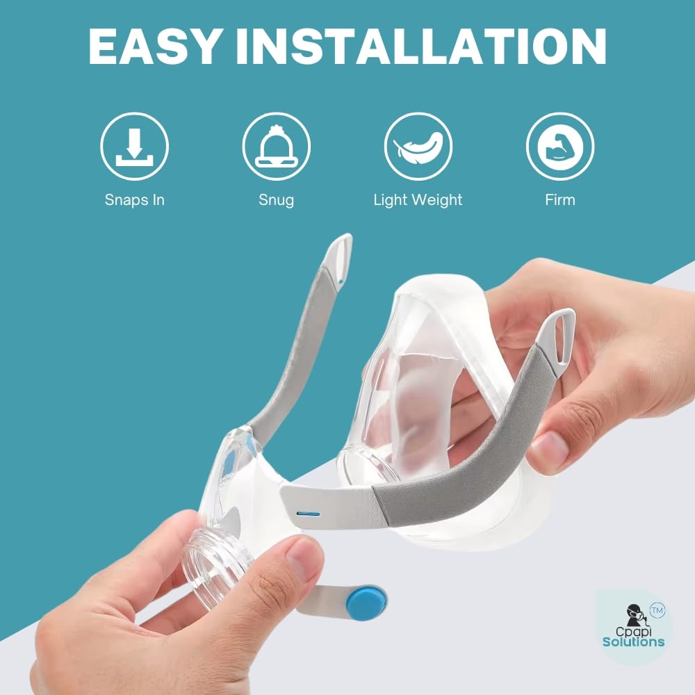 Coussin F20 CPAPi Solutions — usage nocturne pour un repos prolongé et stable.