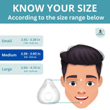 CPAPi Solutions F20 joint silicone doux: douceur cutanée et ajustement précis.