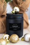 Mèche en bois Craft & Kin Smoky Fireside, combustion propre et lente.
