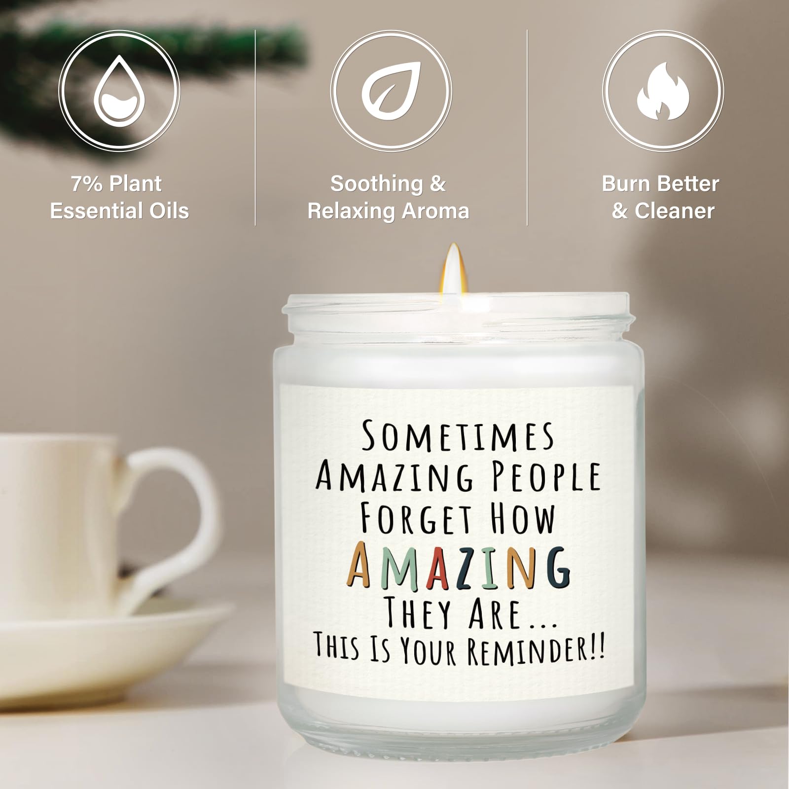 Craftique bougie merci et reconnaissance – délicat rappel de gratitude