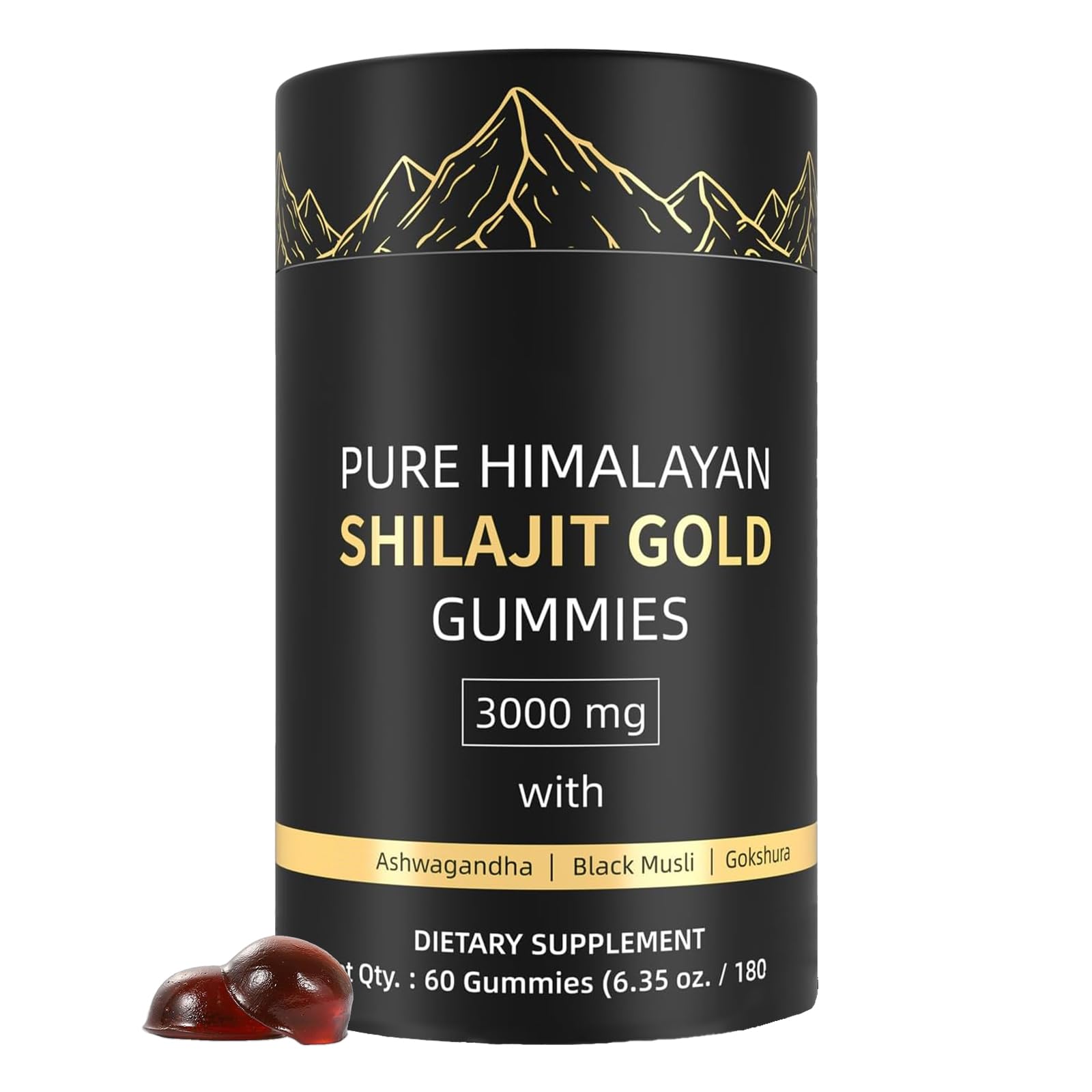 Craftmetal Shilajit Gommes en bouteille Himalaya, énergie pratique.