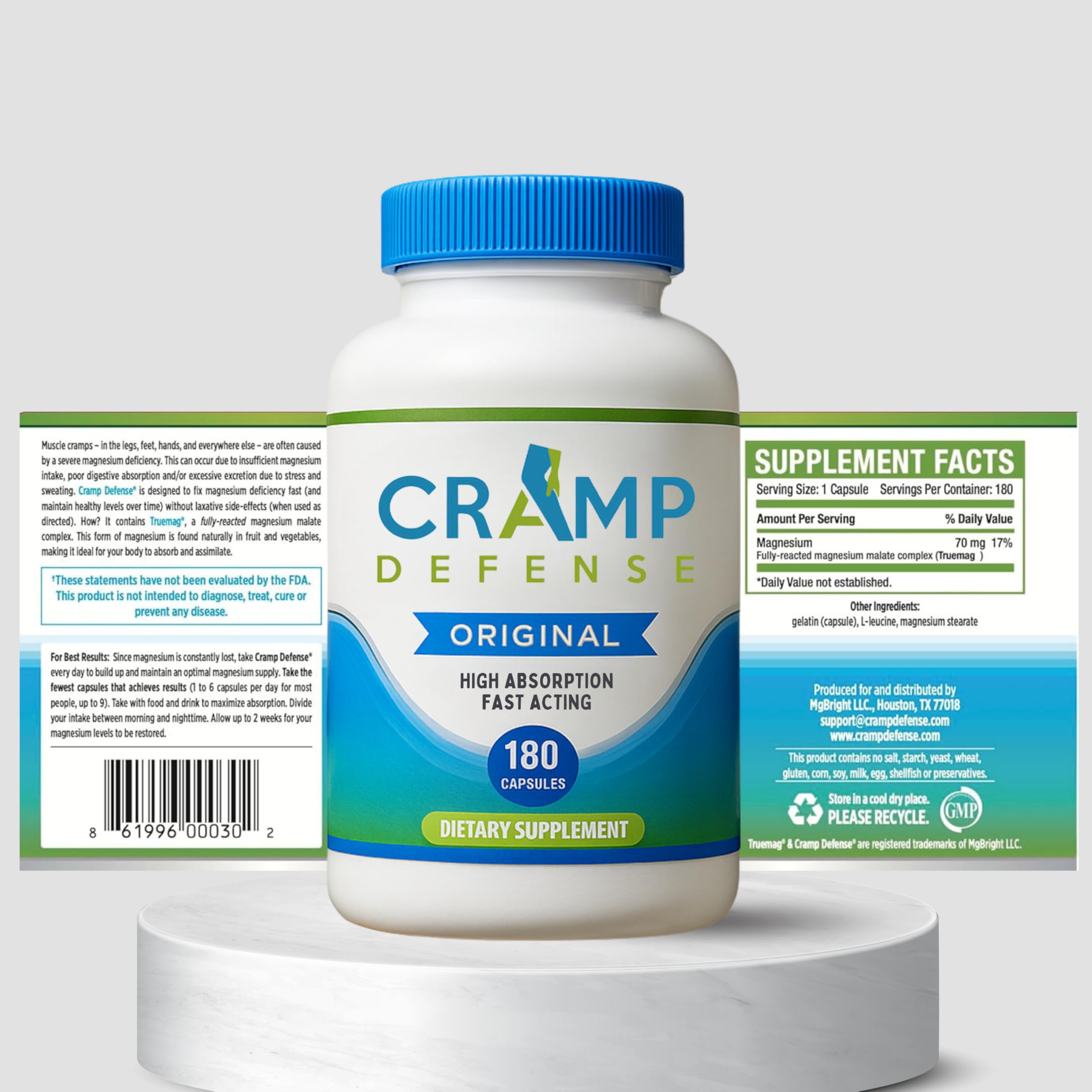 Cramp Defense promet un bien être général sans effet laxatif.