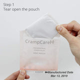CrampCareH format ultra fin se place sans gêner les mouvements.