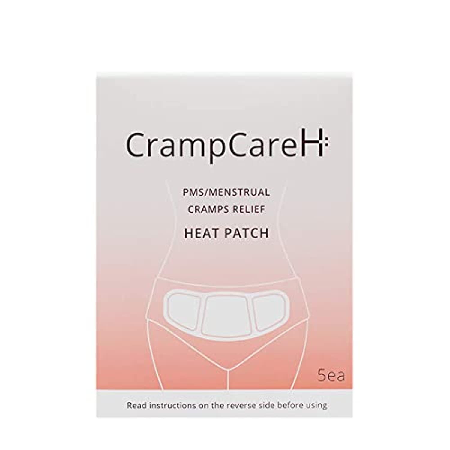 CrampCareH pansement thermique avec ailes larges offrant une couverture abdominale accrue.