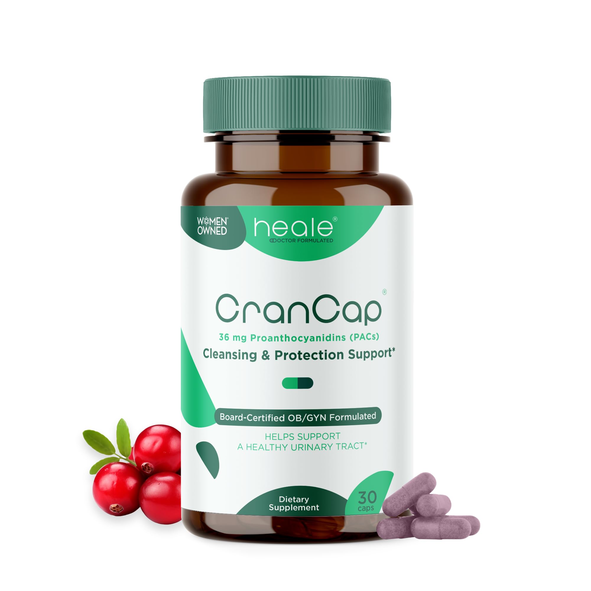 CranCap gelules cranberry-extrait : soutien potentiel du tractus urinaire au quotidien
