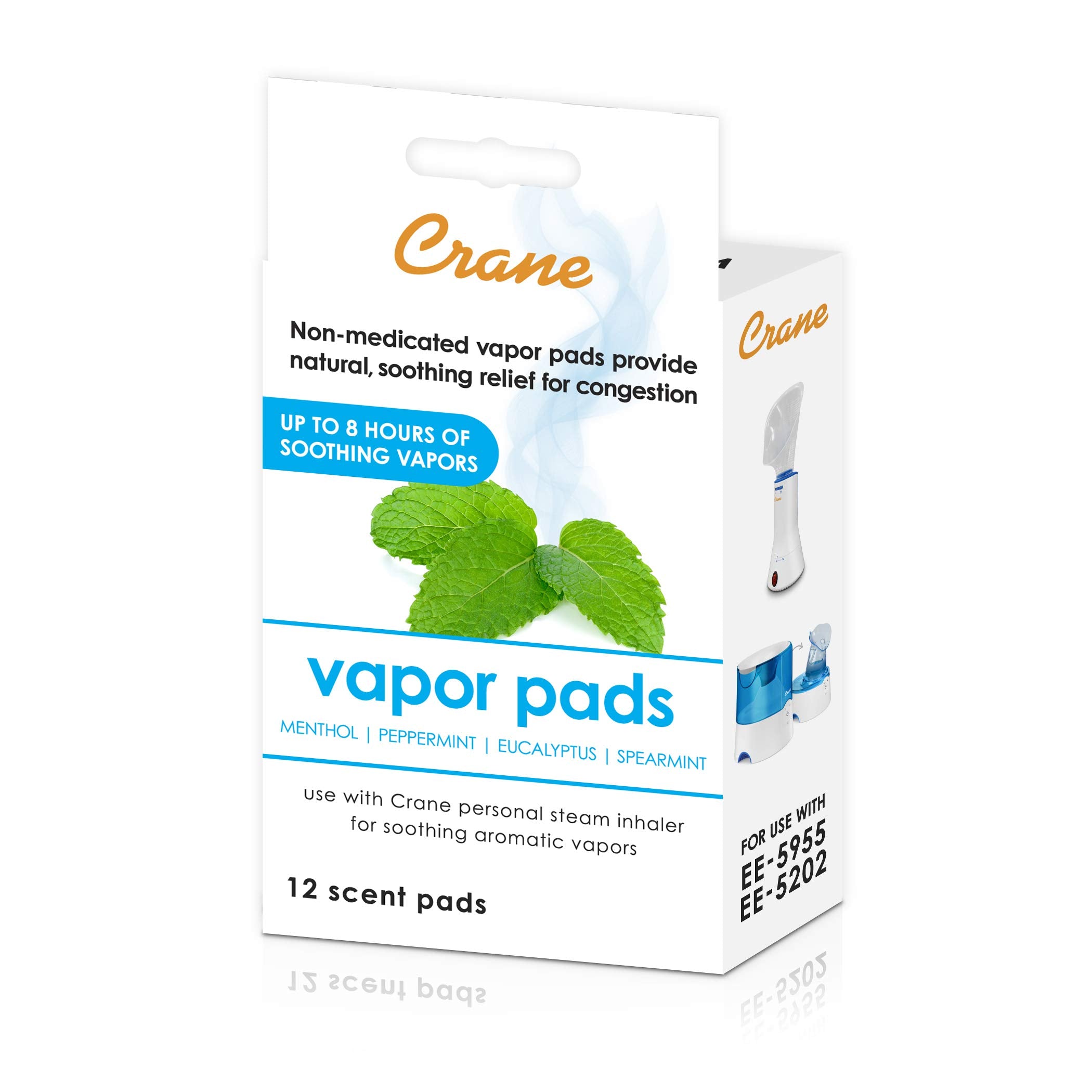 Crane Menthol-Eucalyptus, gros plan sur les ingrédients pour une expérience aromatique.
