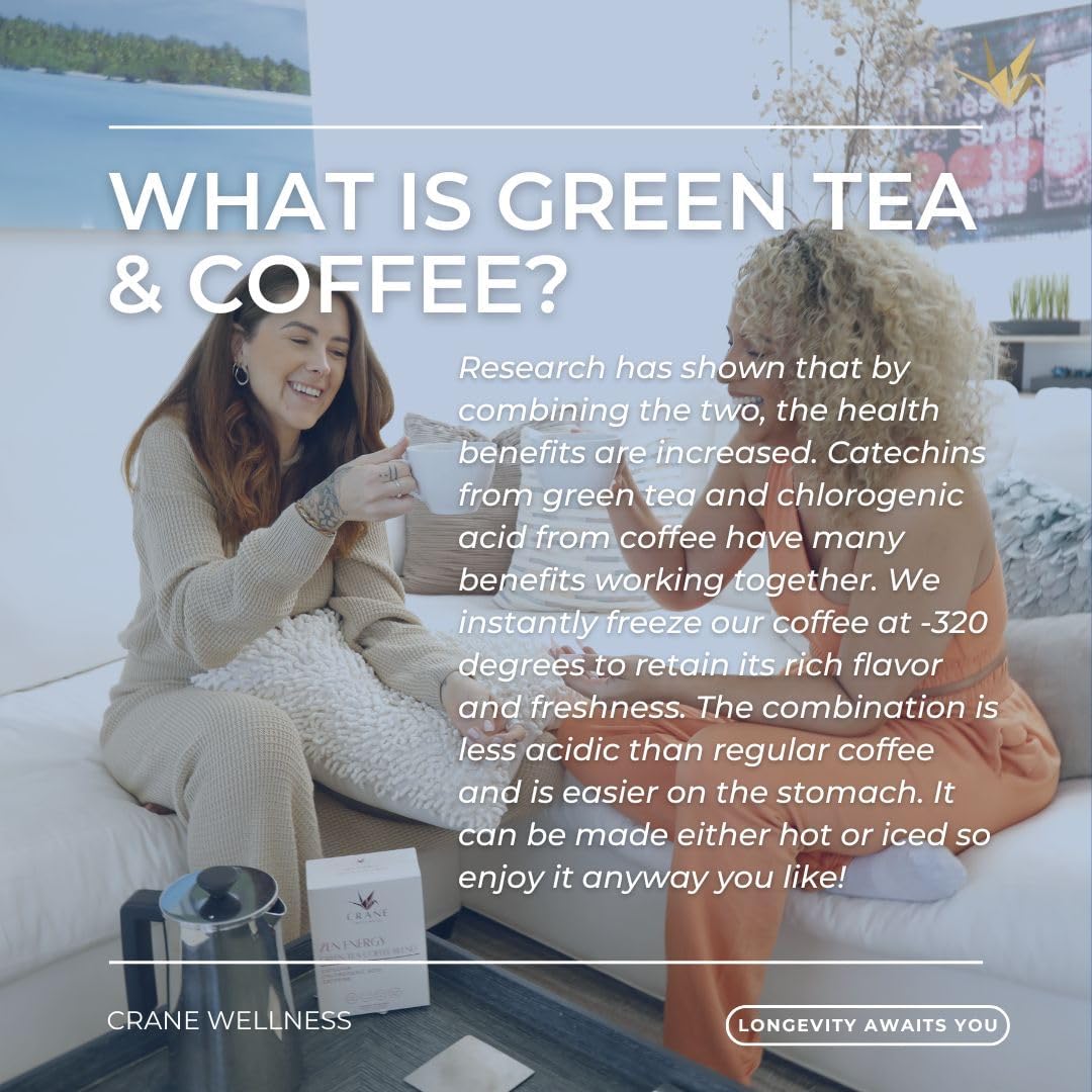 CRANE WELLNESS Zen Energy: préparation chaude ou froide pour énergie équilibrée.