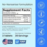 Crazy Muscle Créatine – tablettes faciles à avaler et rapides