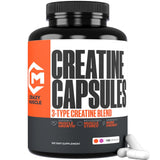 Crazy Muscle Three-atine capsules, emballage pratique pour l entraînement quotidien.