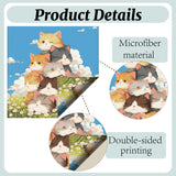 Chiffon CreatCabin motif chat pour caméras et montres sans traces