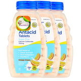 Create and Bundle antacid sans sucre, comprimés mâchables orange crème dans bouteille pratique.