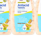 Create and Bundle comprimés mâchables orange crème faciles à prendre.