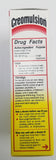 Contenu Creomulsion sans arômes artificiels, sans alcool, usage en toute sécurité.