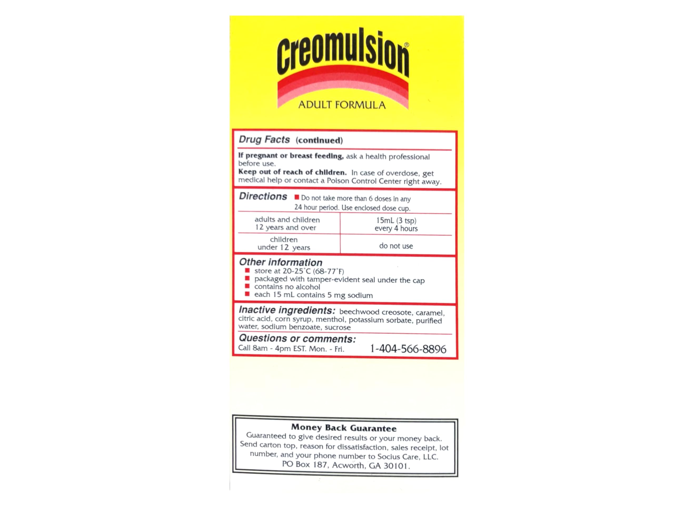 Doseur Creomulsion pour des prises précises et faciles.