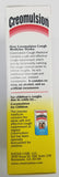 Étiquette Creomulsion originale, saveur traditionnelle sans alcool.