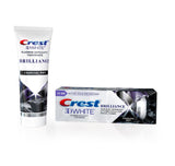 Crest 3D Blanc Charbon dentifrice emballage présentation élégante