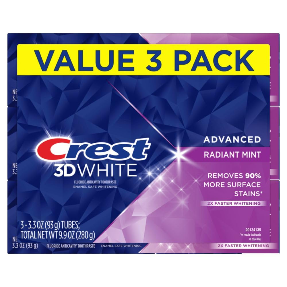Sourire plus lumineux grâce à Crest 3D Blanc et son effet brillant.