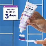 Crest 3D White Brilliance Menthe pâte dentifrice, indication blanchiment rapide possible