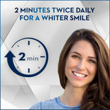 Crest 3D White Brilliance: routine dentaire quotidienne en deux étapes.