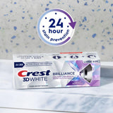 Crest 3D White Brilliance tubes 4,6 oz, pack pratique.