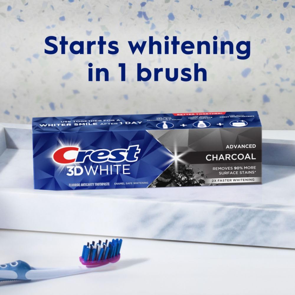 Dentifrice Crest Charbon menthe — haleine durable