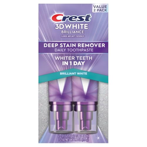 Sensation de fraîcheur lors du brossage avec Crest 3D White Brilliance.